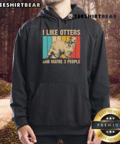 Vintage Sea Otter Lover Hoodie featuring a charming otter design, perfect for ocean enthusiasts and stylish comfort.