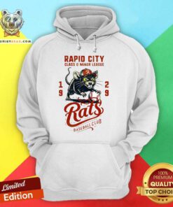 Nice Rapid City Rats Retro Minor League Baseball Team Hoodie