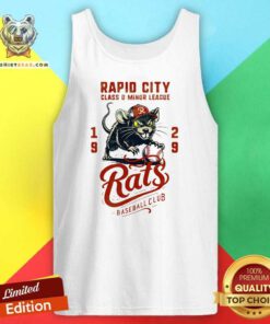 Nice Rapid City Rats Retro Minor League Baseball Team Tank-top