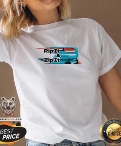 Nice Rip It And Zip It To It V-neck