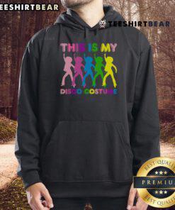 1970s hoodie disco costume worn at a family party, showcasing vibrant colors and retro style for a fun nostalgic look.
