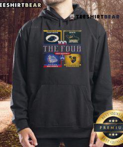 Official 2024 MHSAA Football D3 The Four Hoodie in team colors, showcasing logo and design for fans and players.
