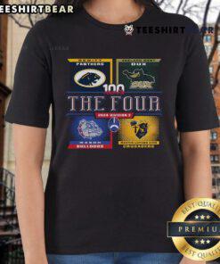 Official 2024 MHSAA Football D3 The Four Ladies Tee featuring vibrant colors and bold design for fans and players.