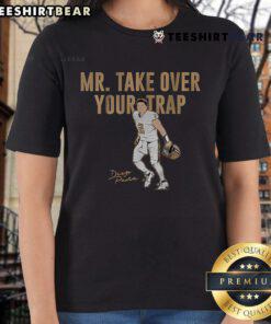 Diego Pavia Mr. Take Over Your Trap ladies' tee featuring stylish design and vibrant colors for trendy casual wear.