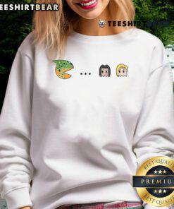 Official Dragon Ball Perfect Cell Pacman Android 18 Ghost Sweatshirt featuring vibrant graphics and unique design.