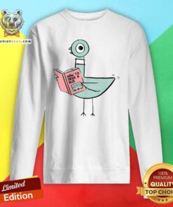 Official Driven To Read Pigeon Library Reading Books Reader Sweatshirt