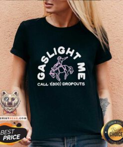 Official Dropouts Podcast Gaslight Me Rodeo V-neck