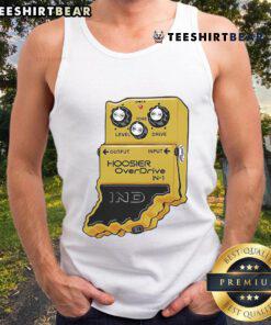 Official Hoosier OverDrive IN 1 tank top featuring a stylish design perfect for summer wear and showcasing Indiana pride.
