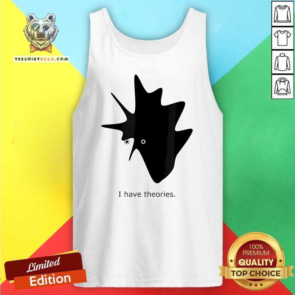 Official I Have Theories Intellectual Comic Art 2024 Tank-top