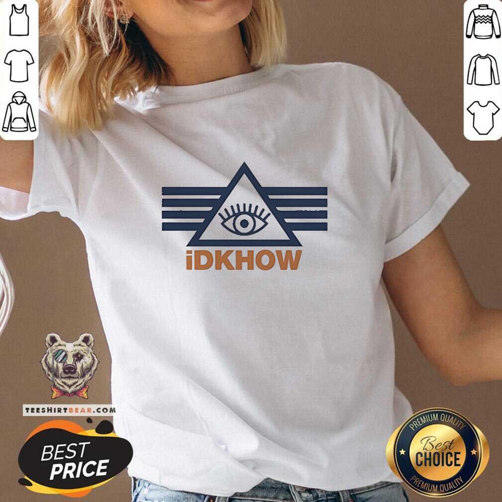 Official Idk How Triangle Eye Stripes V-neck
