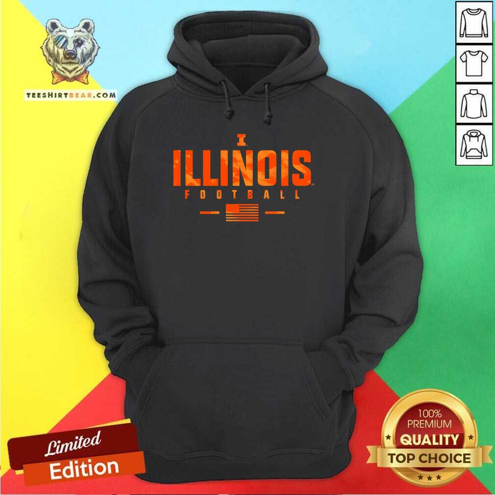 Official Illinois Football Military Appreciation Hoodie