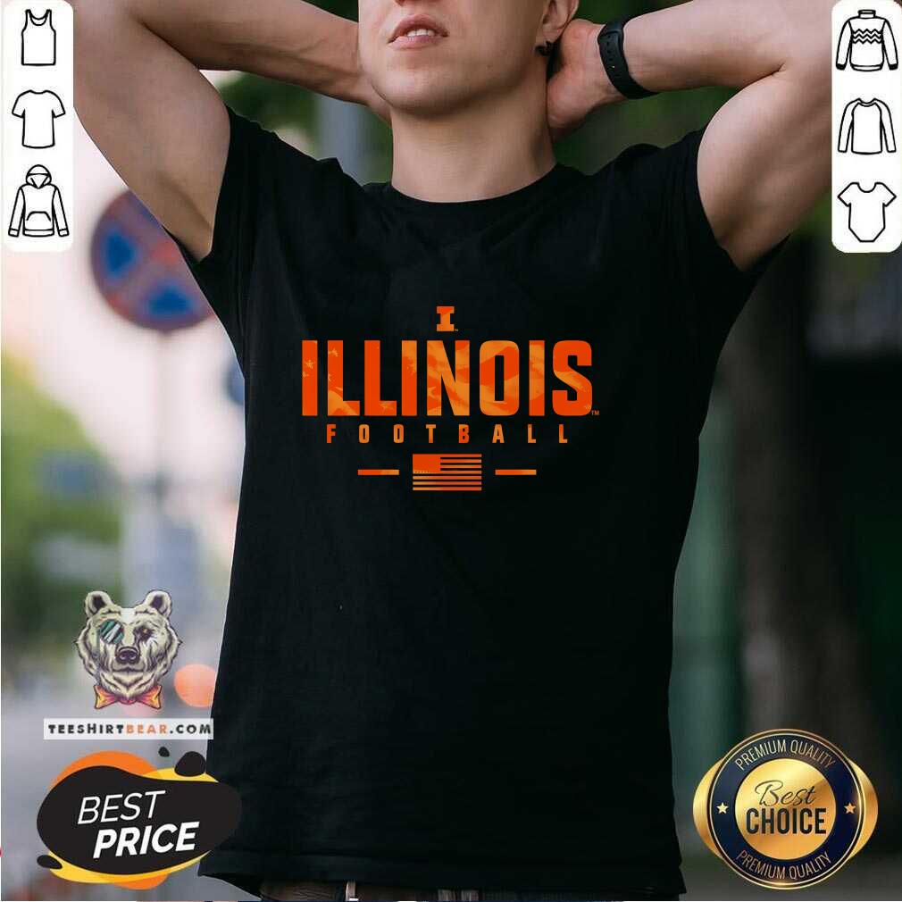 Official Illinois Football Military Appreciation T-Shirt
