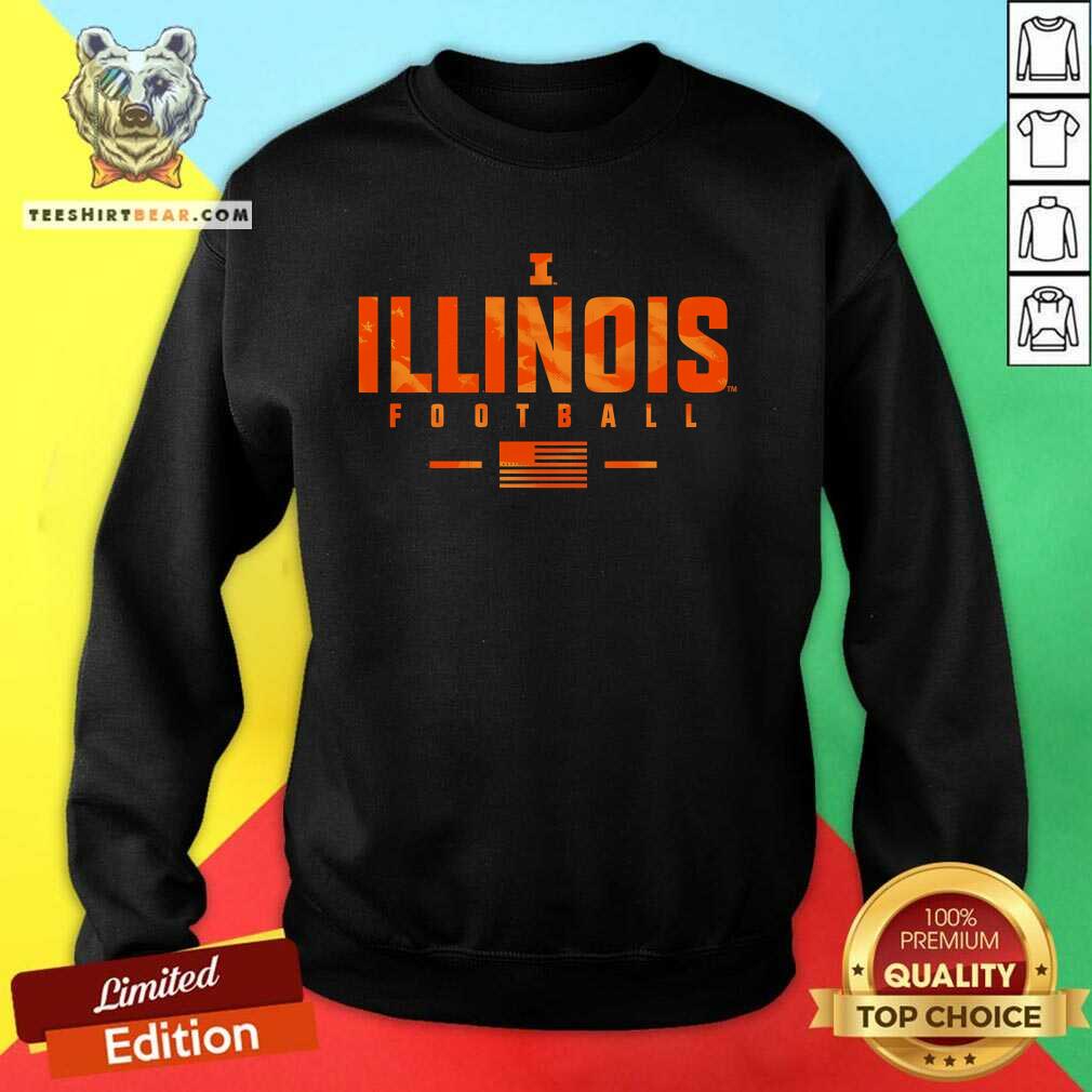 Official Illinois Football Military Appreciation Sweatshirt