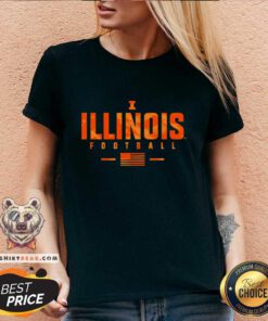 Official Illinois Football Military Appreciation V-neck