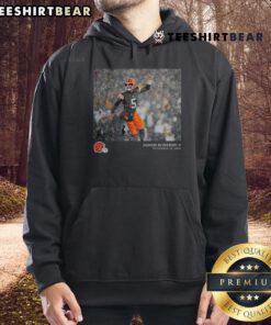 Alt Text: Jameis Winston Cleveland Browns NFL hoodie featuring Flash Features design for Week 12, showcasing team spirit.