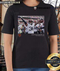 Official Jonathan Owens Chicago Bears NFL Flash Features Week 12 Ladies Tee in stylish design for fans.