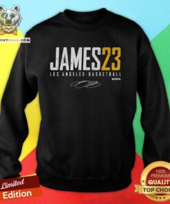 Official Lebron James Los Angeles James 23 Sweatshirt