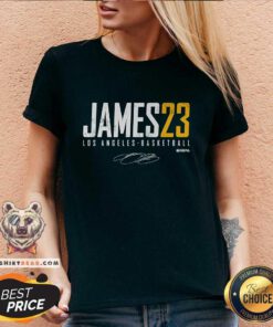 Official Lebron James Los Angeles James 23 V-neck