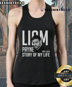 Alt Text: Official Liam Payne 1993-2024 Story of My Life classic tank top featuring a stylish design and vibrant colors.