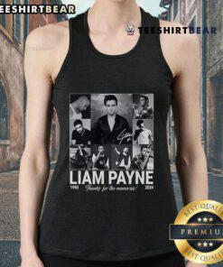 Official Liam Payne 1993-2024 Thank For The Memories tank top featuring a stylish design and vibrant colors.