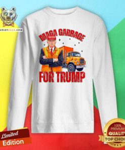 Official Maga Garbage For Trump Sweatshirt
