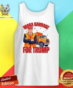 Official Maga Garbage For Trump Tank-top
