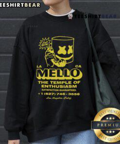 Alt Text: Official Marshmello Call Now sweatshirt featuring vibrant graphics, perfect for fans in Los Angeles, CA.