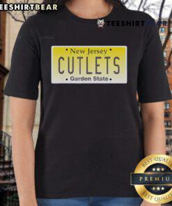 Official New Jersey Italian American Devito NJ Cutlets Tommy Ladies Tee featuring vibrant design and comfortable fit.