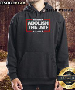 Official Herrera Abolish The ATF Hoodie featuring bold text design, perfect for advocates against ATF regulations.