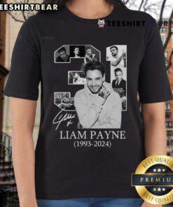 Official Rip Liam 1993-2024 Paney Music Classic Ladies Tee featuring a stylish design and vibrant colors for fans.
