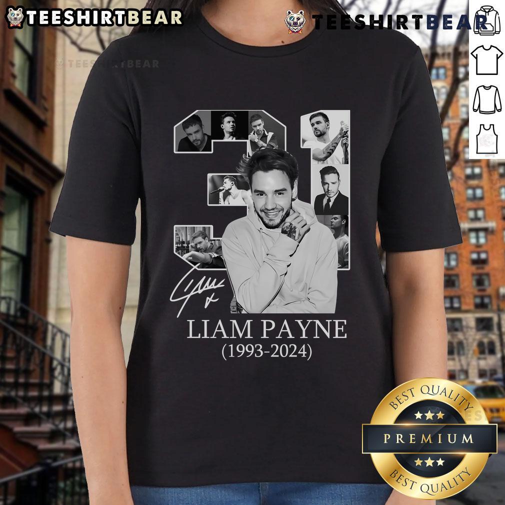 Official Rip Liam 1993-2024 Paney Music Classic Ladies Tee featuring a stylish design and vibrant colors for fans.
