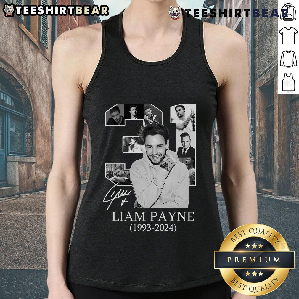 Official Rip Liam 1993-2024 Paney Music classic tank top featuring vibrant design and vintage style for music lovers.