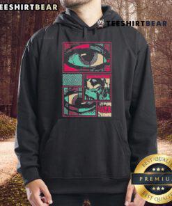 Official Soulisfree Facial Fragments Eye Surreal Psychedelic Hoodie showcasing vibrant psychedelic art and unique design.