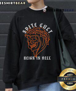 Official Spite Reign in Hell Reaper sweatshirt featuring a bold graphic design and comfortable fit for fans.
