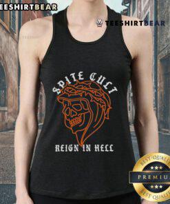 Official Spite Reign In Hell Reaper Tank Top featuring a striking design and bold graphics for fans of unique apparel.