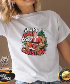 Official Trump I'll Be Home For Christmas V-neck