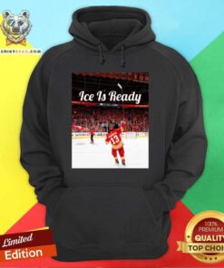 Original Johnny Hockey Flames Ice Is Ready Hoodie