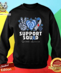 Original Support Squad Diabetes Awareness T1d Type Sweatshirt