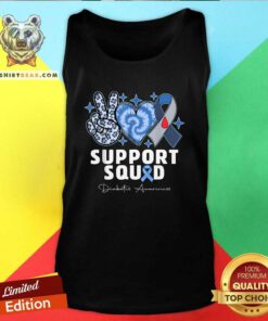 Original Support Squad Diabetes Awareness T1d Type Tank-top