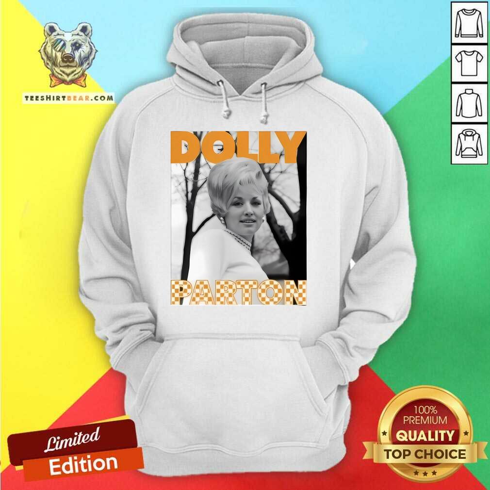 Premium Dolly Parton Tennessee Checkerboard Thrifted Distressed Hoodie