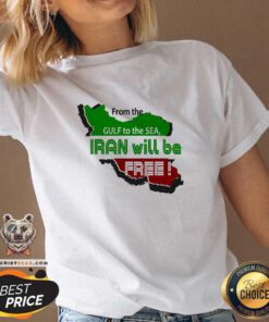 Premium From The Gulf To The Sea Iran Will Be Free V-neck