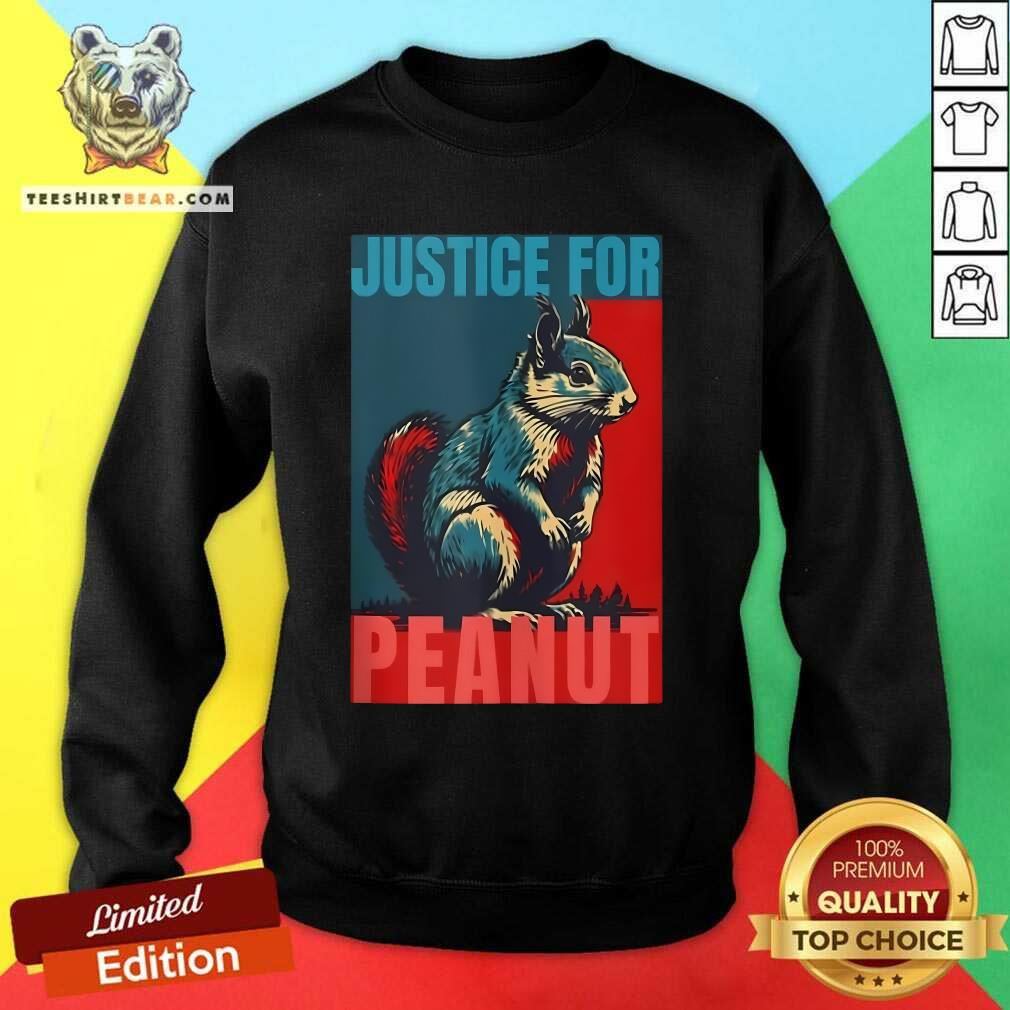 Premium Peanut Squirrel Justice For Peanut Squirrel Sweatshirt