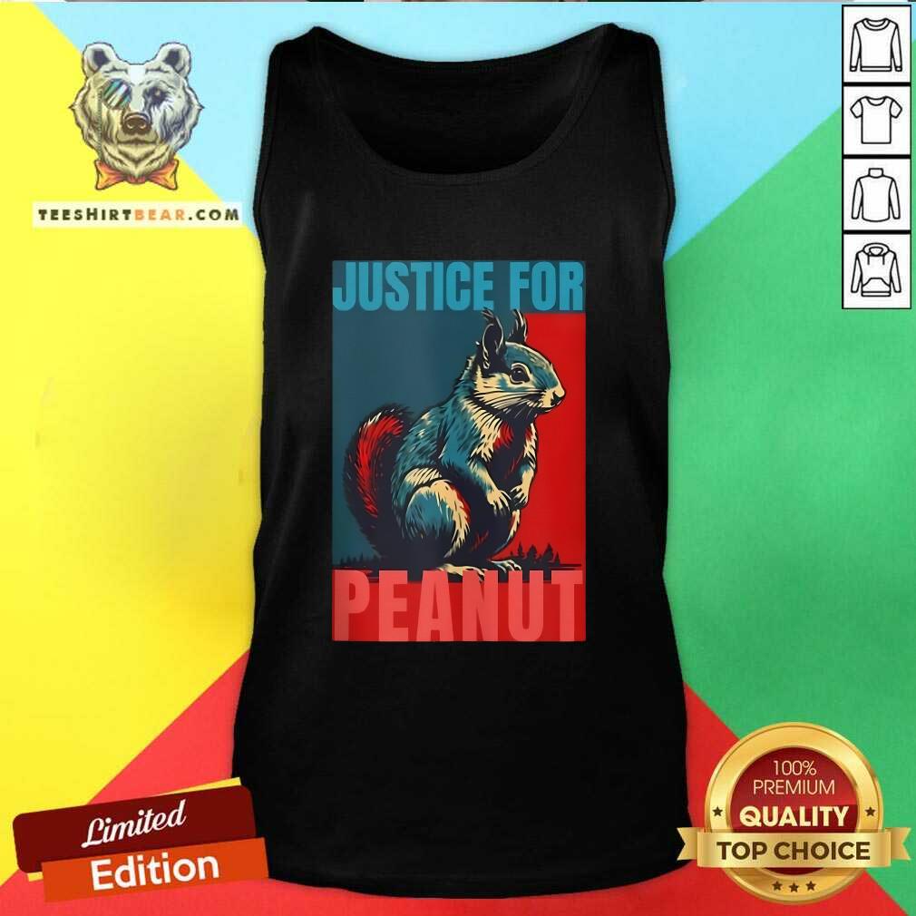 Premium Peanut Squirrel Justice For Peanut Squirrel Tank-top