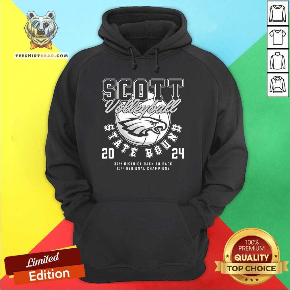 Premium Scott Volleyball 2024 State Bound Hoodie