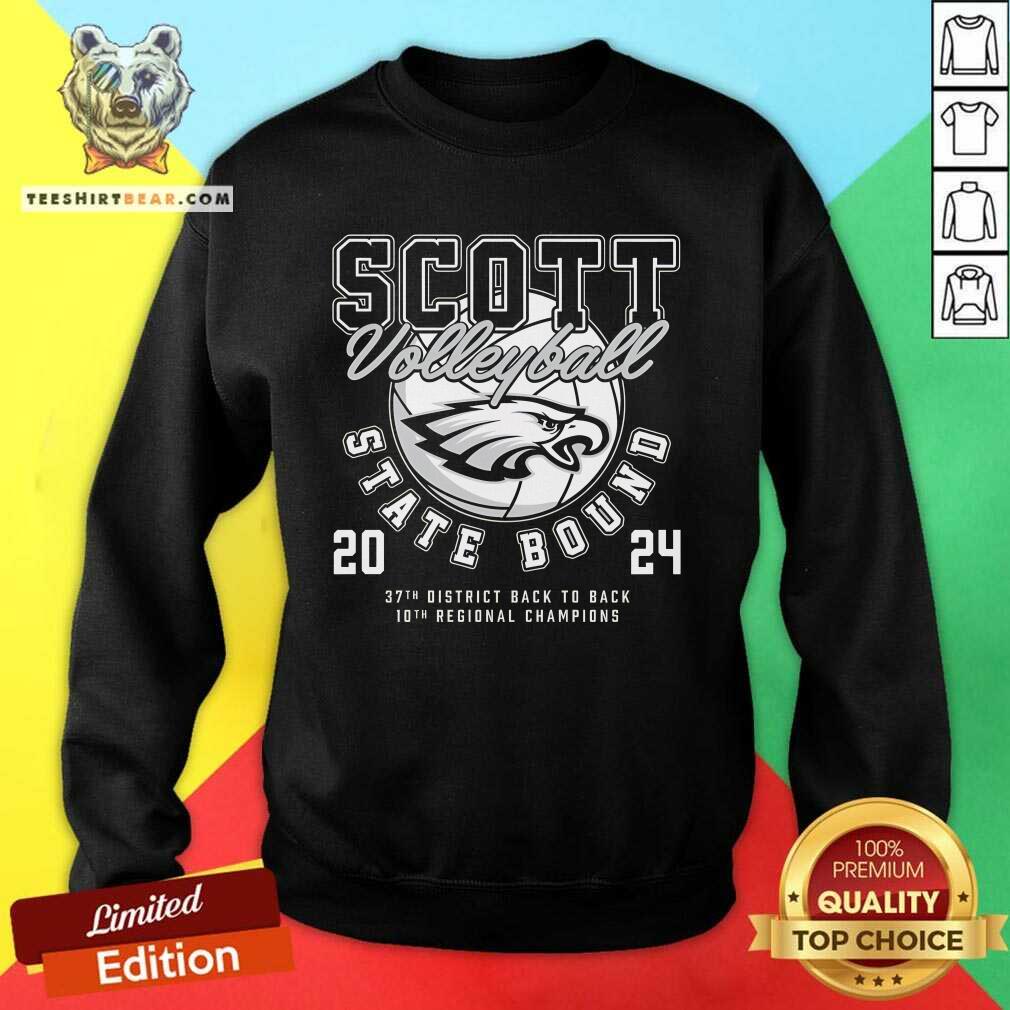 Premium Scott Volleyball 2024 State Bound Sweatshirt