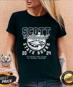 Premium Scott Volleyball 2024 State Bound V-neck