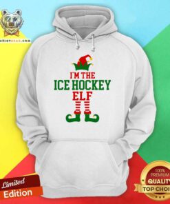 Pretty Family Matching I'm Ice Hockey Elf Christmas Hoodie