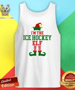 Pretty Family Matching I'm Ice Hockey Elf Christmas Tank-top