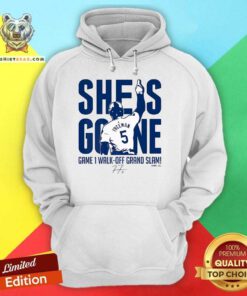 Top Freddie Freeman She Is Gone Walk-Off Grand Slam MLB Hoodie