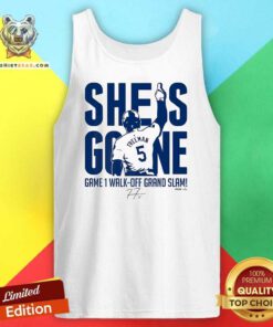 Top Freddie Freeman She Is Gone Walk-Off Grand Slam MLB Tank-top